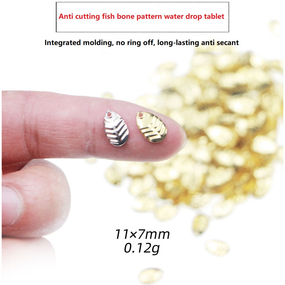 Baitcasting Reel - 50 adet/grup DIY Balıkçılık Spinner Payet