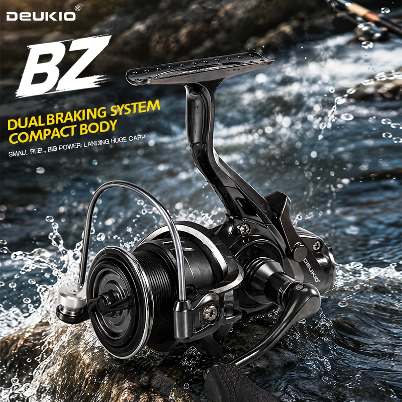 Ice Fishing Reel - DEUKIO Kompakt Döner Makara Çift Fren