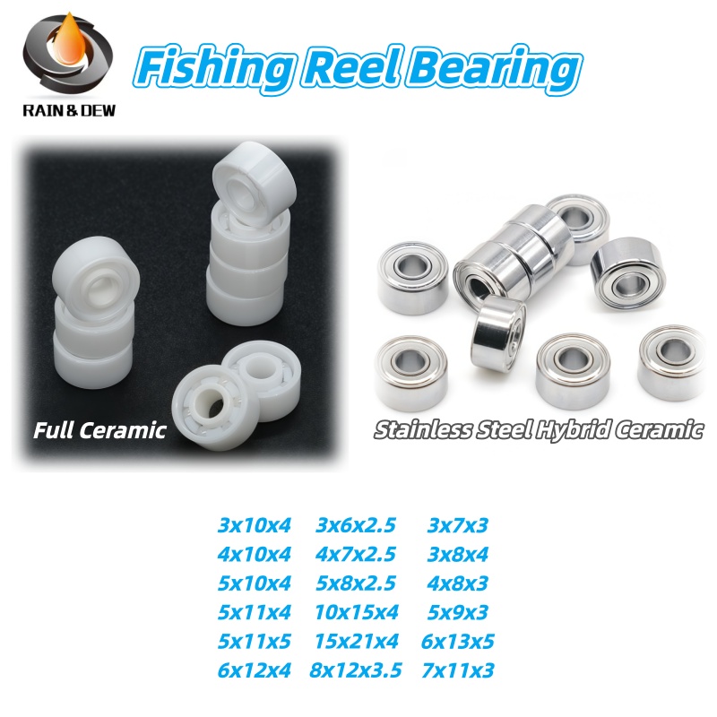 Baitcasting Reel - Tamamı Seramikten Üretilmiş Hibrit Seramik Rulmanlar