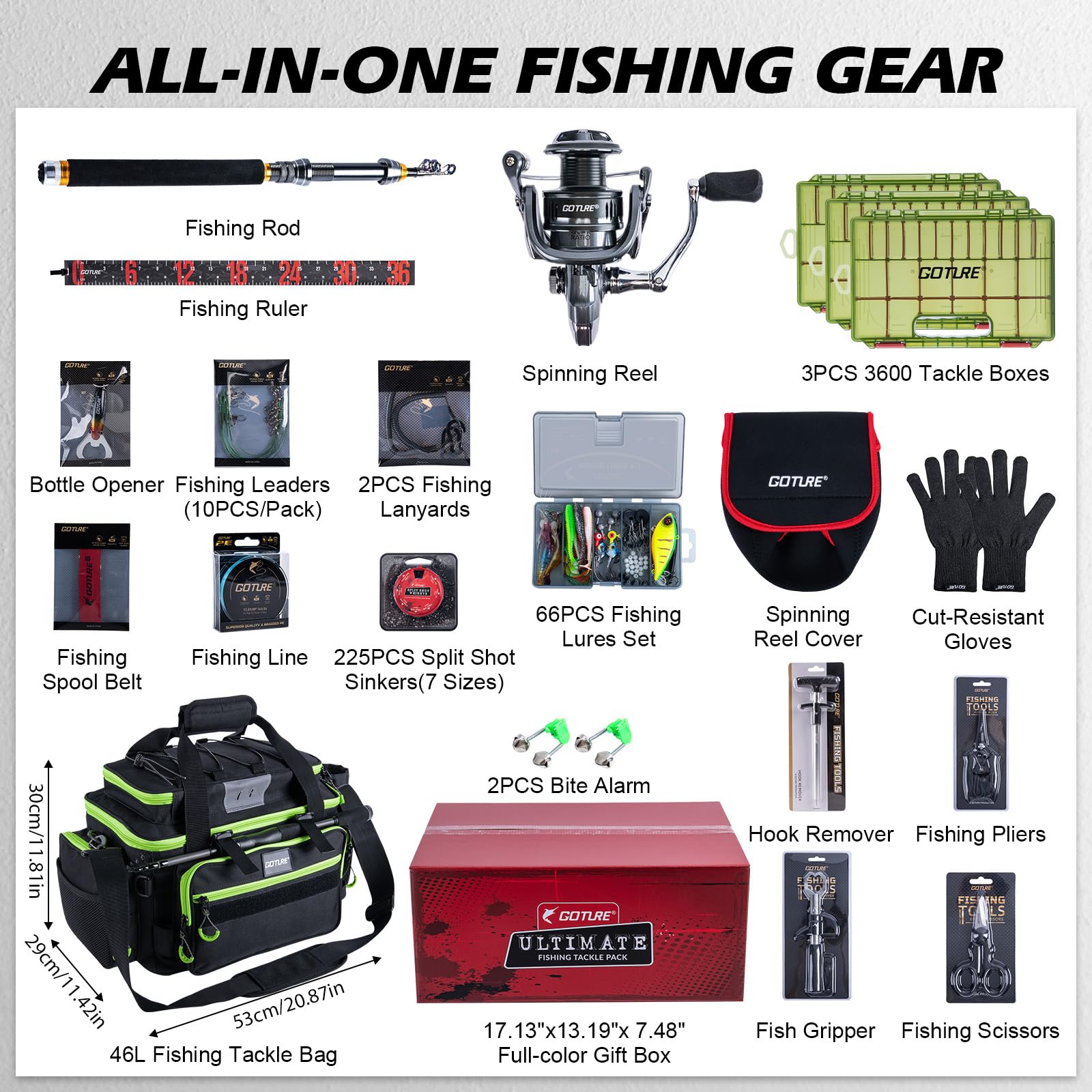 Goture Taşınabilir Seyahat Bal - Reel Bag incelemesi ve fiyatı